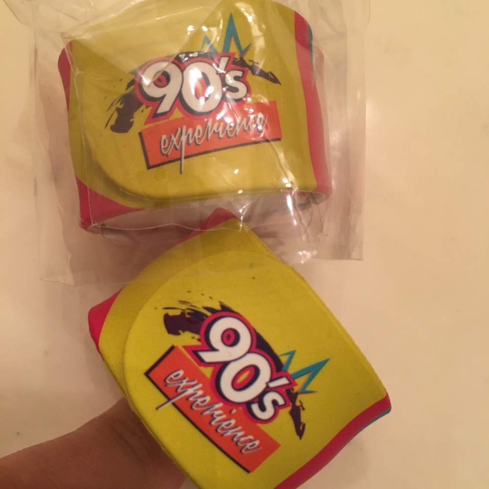 90s experience wristband snap wrist bracelet
